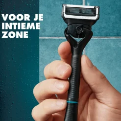 Heren Gillette Intimate Scheermes +2 navulmesjes 1 set
