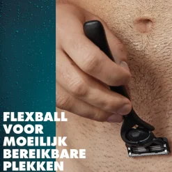 Heren Gillette Intimate Scheermes +2 navulmesjes 1 set