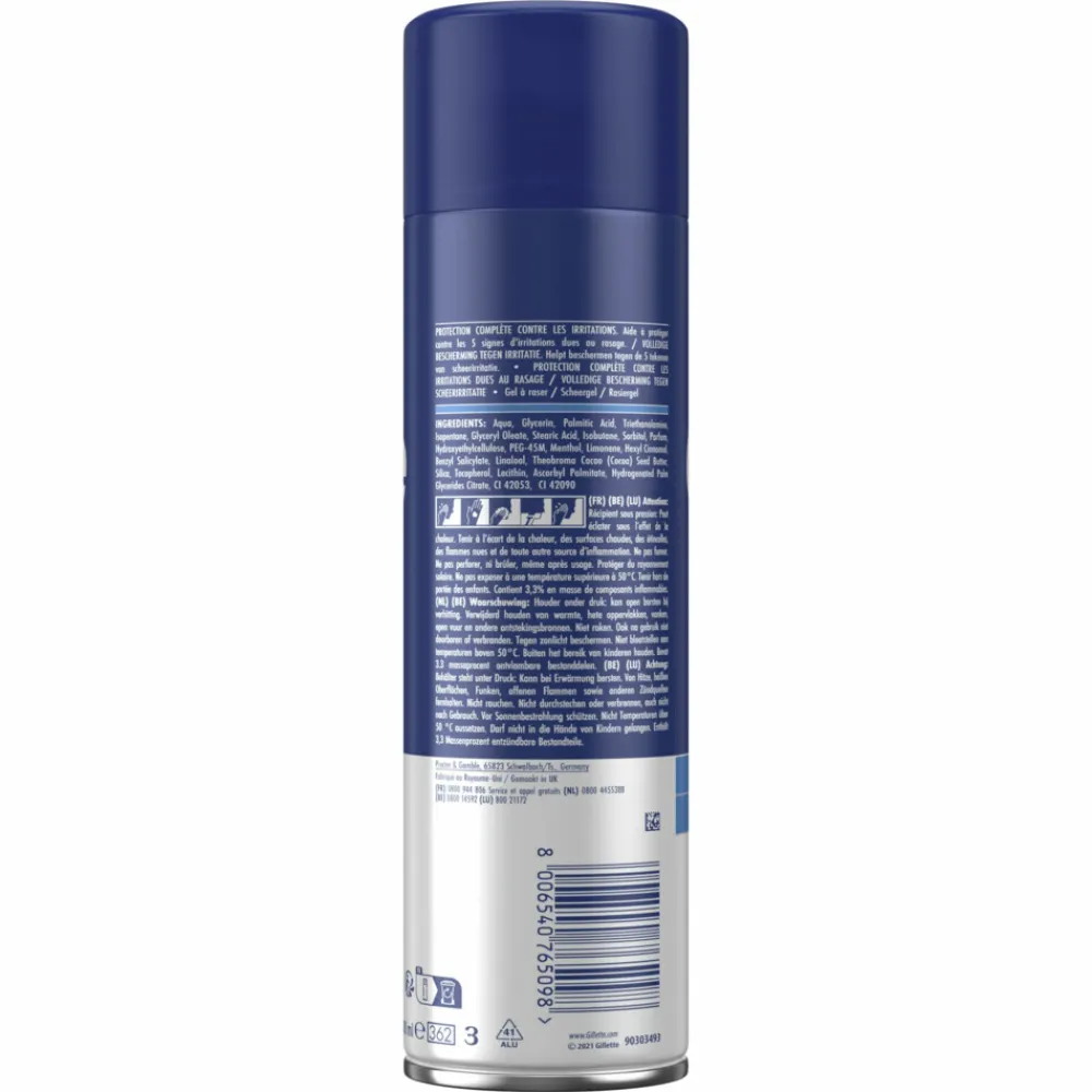 Heren Gillette Scheergel Preps Series Hydraterend 200 ml