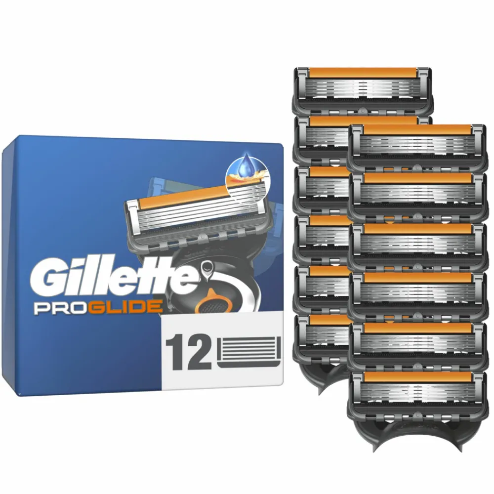 Heren Gillette Scheermesjes Proglide 12 stuks