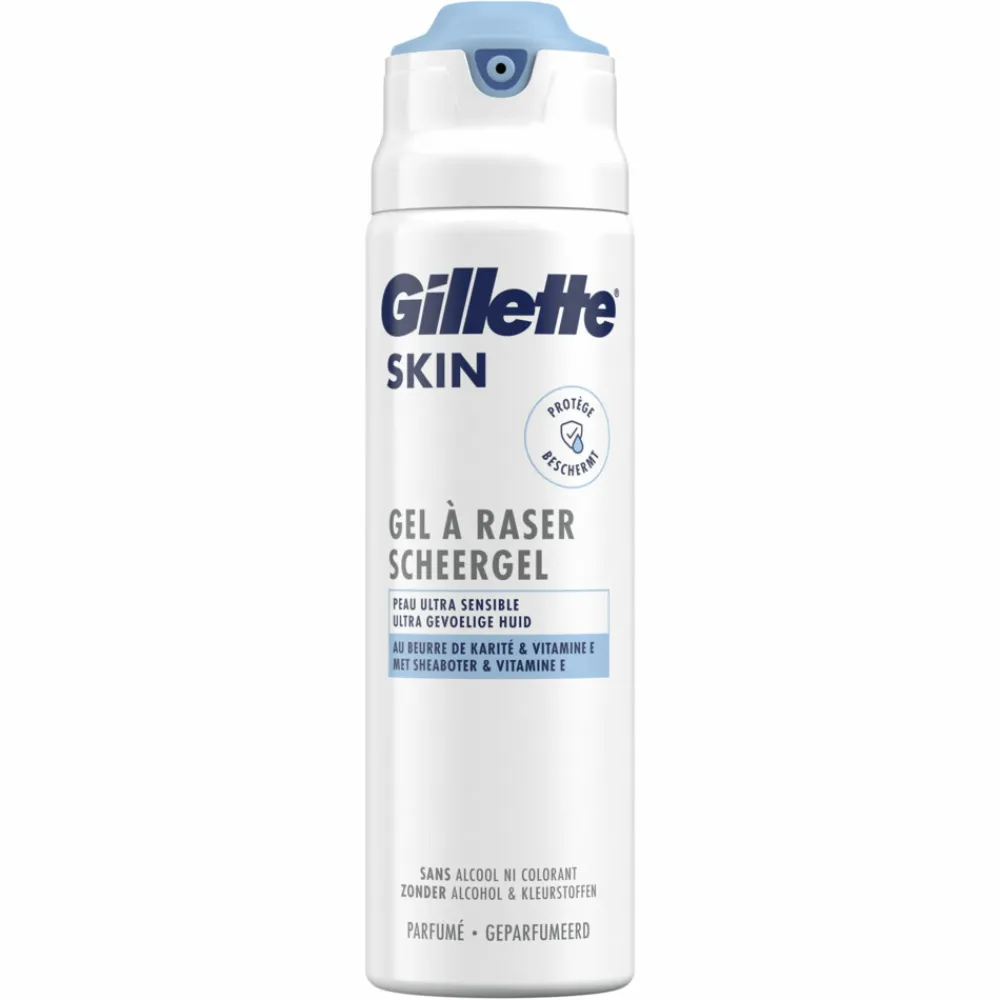Heren Gillette Skin Scheergel Ultra Gevoelige Huid 200 ml