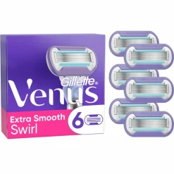 Heren Gillette Venus Scheermesjes Extra Smooth Swirl 6 stuks