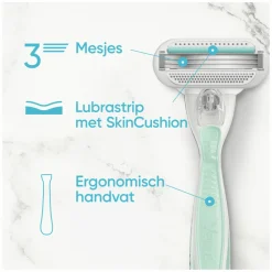 Heren Gillette Venus Scheersysteem Smooth Sensitive 1 set