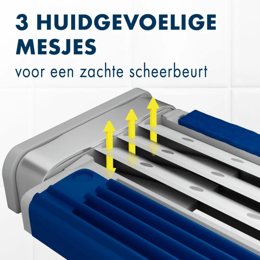Heren Gillette Wegwerpmesjes Blue III 12 stuks