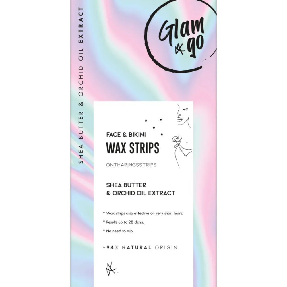 Heren Glam & Go Wax Strips Bikini & Face 20 stuks
