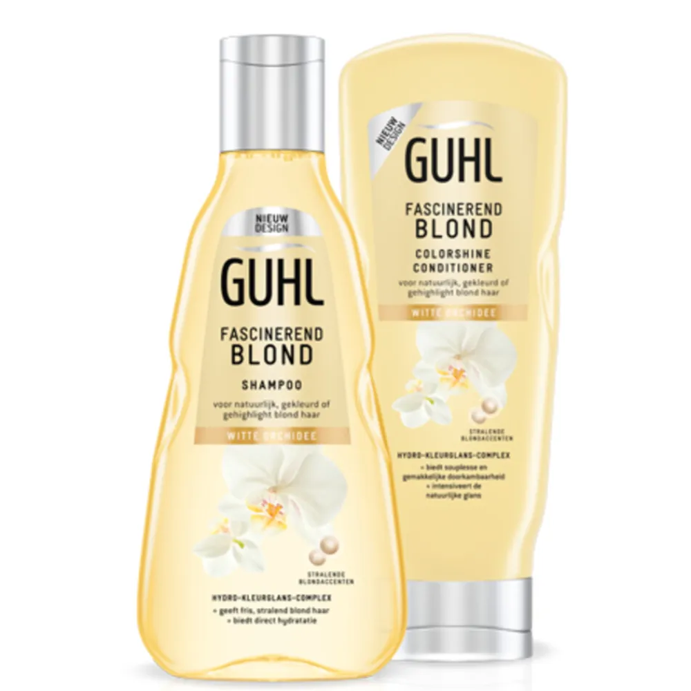 Guhl Fascinerend Blond - Shampoo 1x 250 ml & Conditioner 1x 200 ml - Pakket