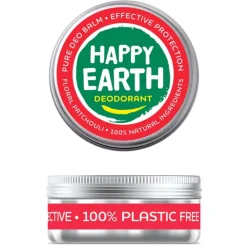 Happy Earth 100% Natuurlijke Deodorant Balm Floral Patchouli 45 gr