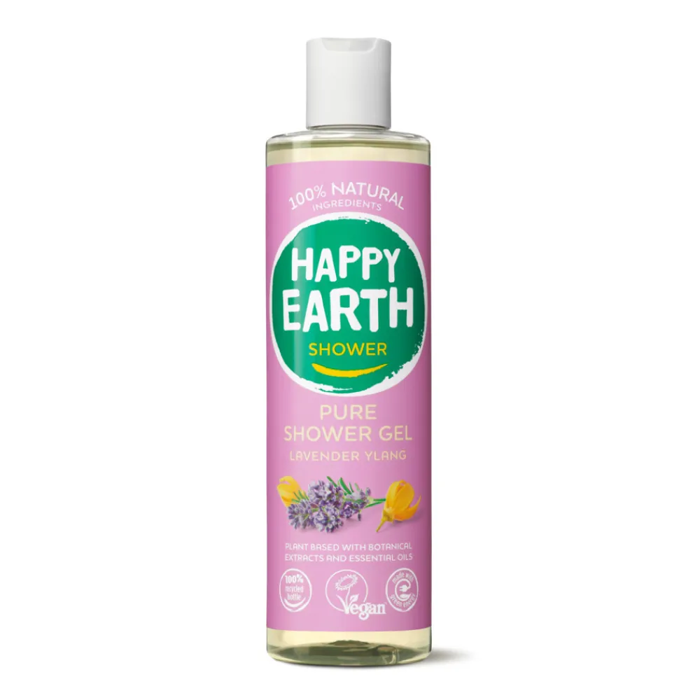 Happy Earth 100% Natuurlijke Douchegel Lavender Ylang 300 ml