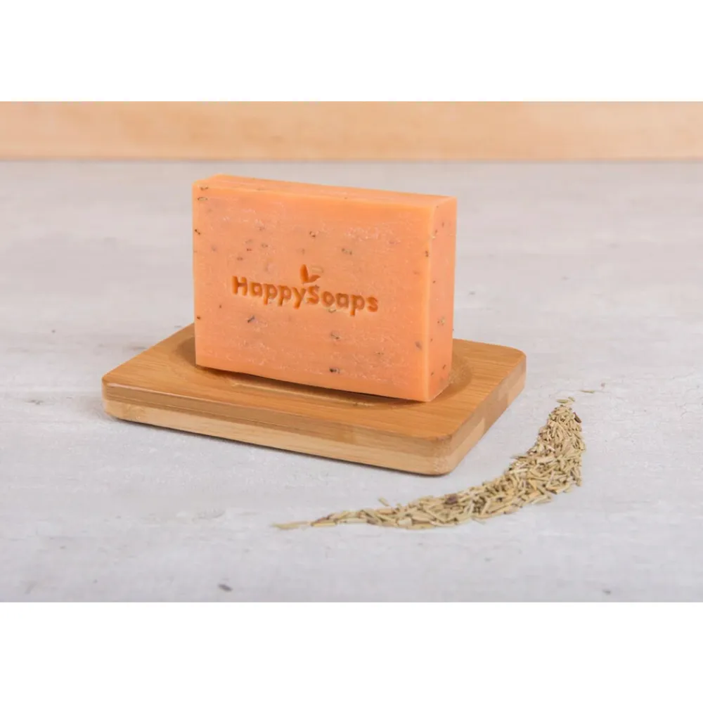 HappySoaps Body Wash Bar Arganolie en Rozemarijn 100 gr