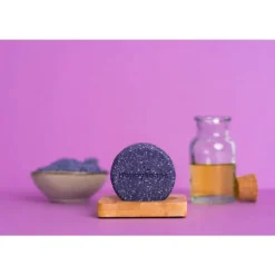 HappySoaps Shampoo Bar Bright Violet Zilver 70 gr