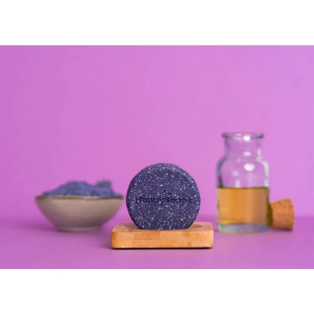 HappySoaps Shampoo Bar Bright Violet Zilver 70 gr