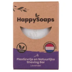 Heren HappySoaps Shaving Bar Lavendel 70 gr