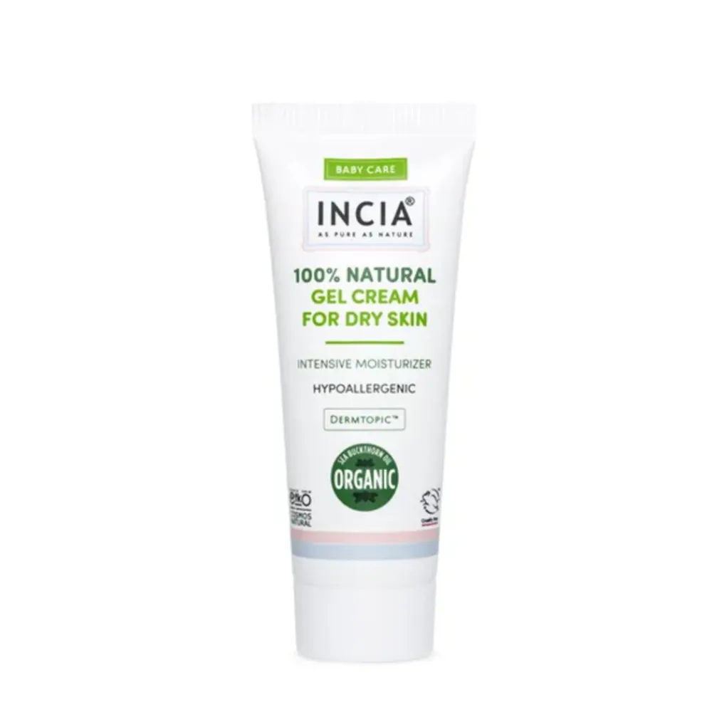 INCIA 100% Natuurlijke Gelcrème Droge Huid 60 ml
