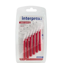 Interprox Ragers Plus Mini Conical Rood PHD 1.2 6 stuks