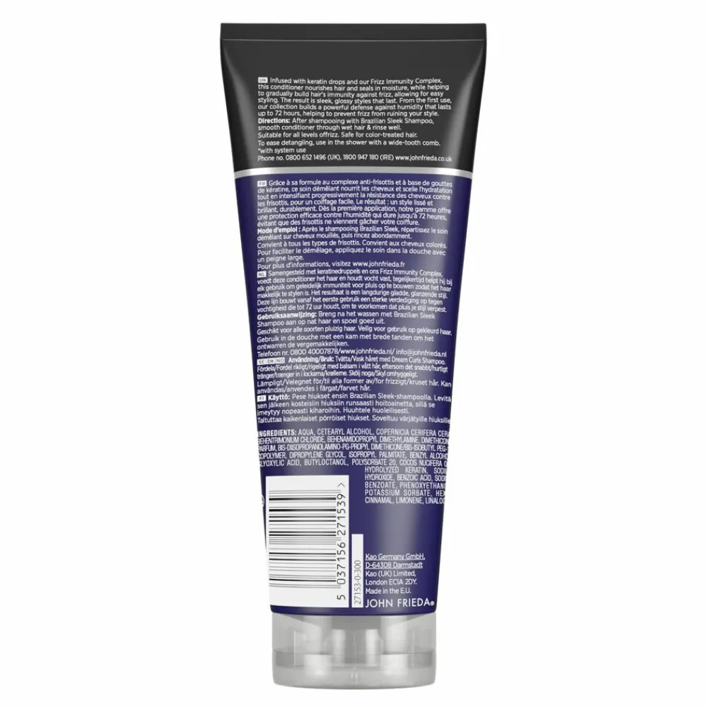 John Frieda Frizz Ease Brazilian Sleek Conditioner 250 ml