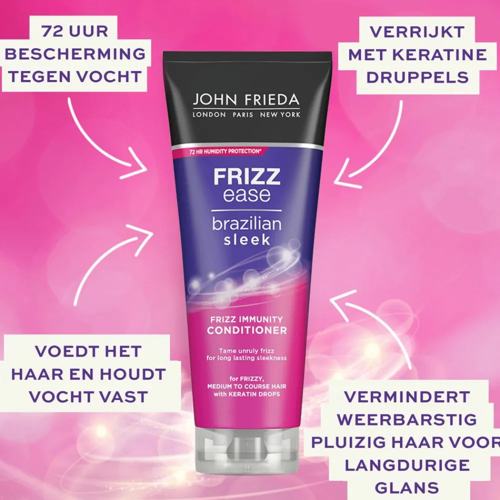John Frieda Frizz Ease Brazilian Sleek Conditioner 250 ml