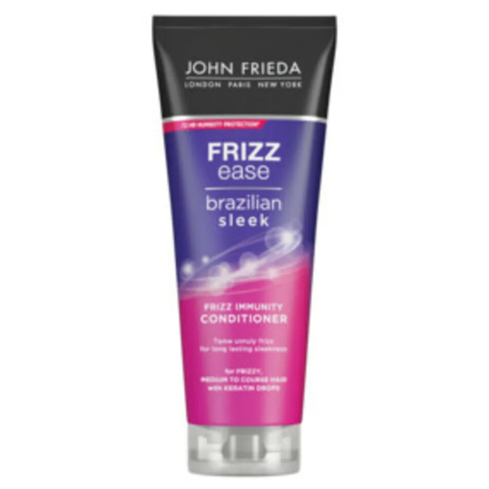 John Frieda Frizz Ease Brazillian Sleek - Shampoo 1x 250 ml & Conditioner 1x 250 ml - Pakket