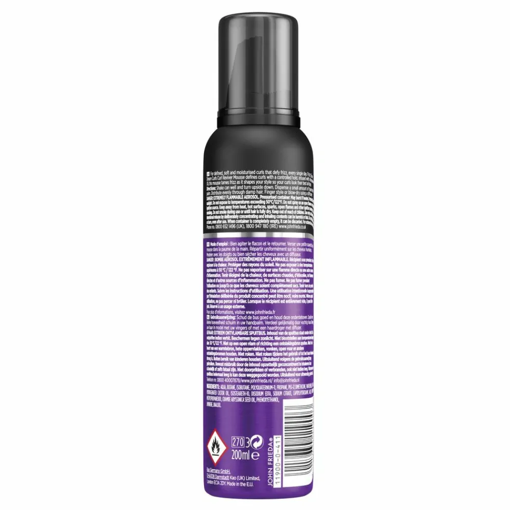 John Frieda Frizz-Ease Dream Curls Reviver Mousse 200 ml