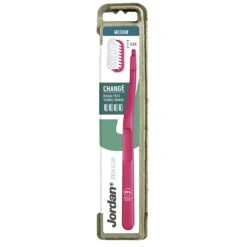 Jordan Tandenborstel Green Clean Change Medium 4-pack 1 set