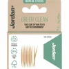 Jordan Tandenstokers Green Clean Dun 100 stuks