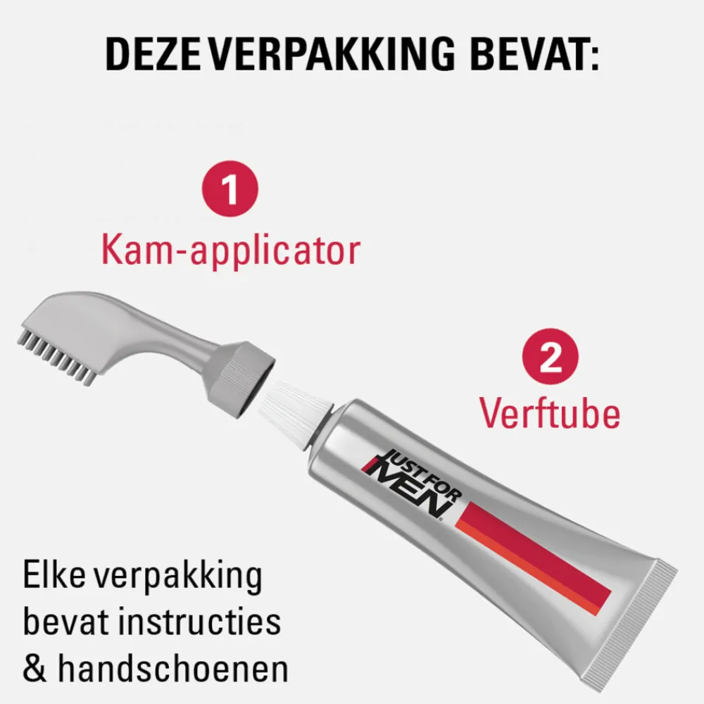 Just for Men Autostop Haarverf Donkerbruin A45 35 gr