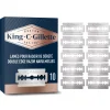 Heren King C. Gillette Double Edge Safety Razor Navulling Scheermesjes 10 stuks