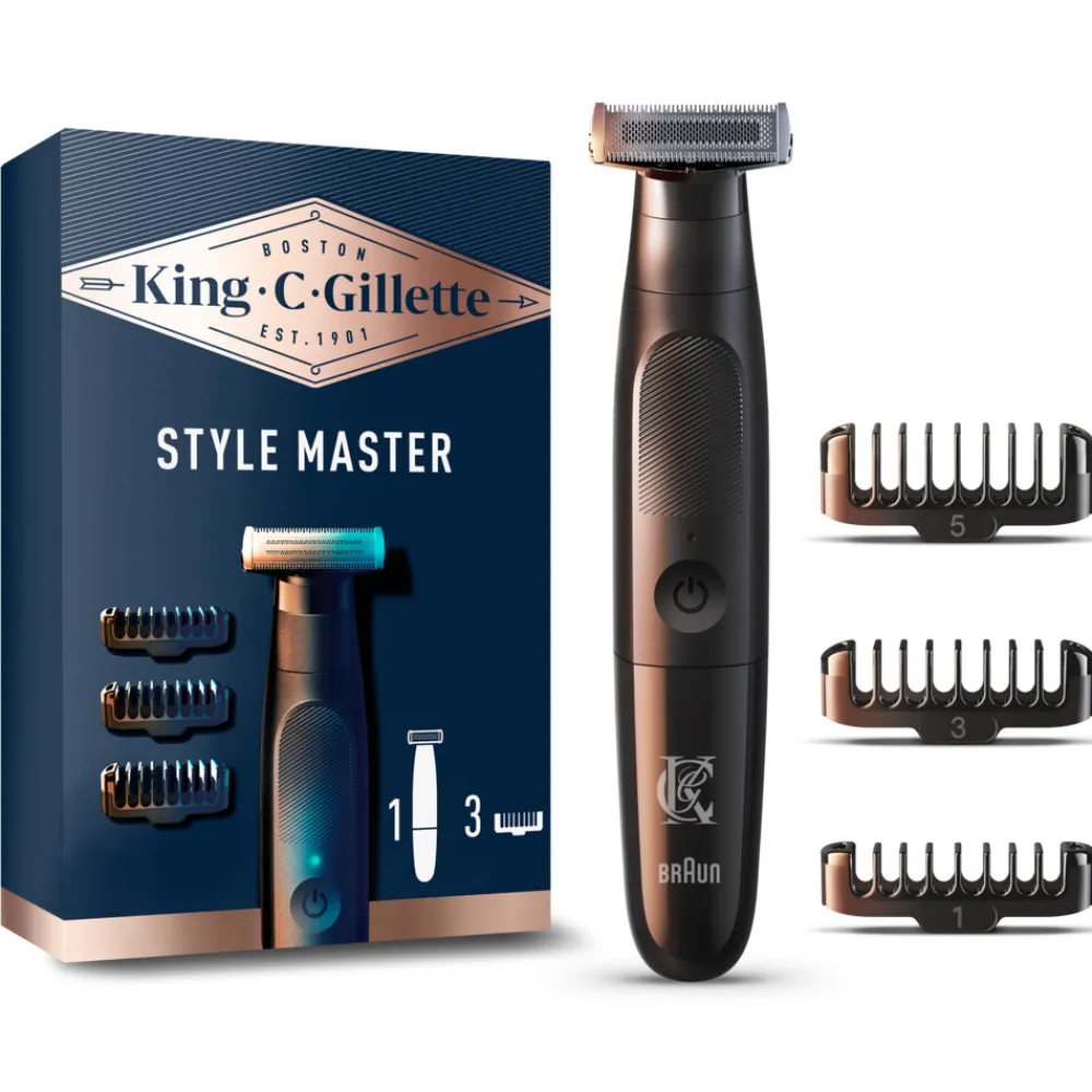 Heren King C. Gillette Style Master Stoppelbaardtrimmer 1 set