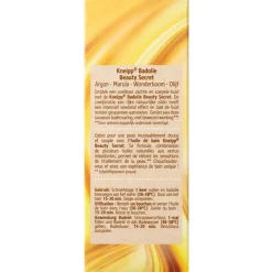 Kneipp Badolie Beauty Secret Argan Marula Wonderboom OlijfOntdek een voelbaar zachte en soepele huid met de ® Badolie Beauty Secret. De combinatie van rijke natuurlijke oliën heeft een intensief voedend effect en laat de huid minder gespannen aanvoelen. Geniet van deze luxueuse badervaring, met bewezen werking! Door wetenschappelijk onderzoek bevestigd.Dermatologisch getestNiet parfumvrijPH neutraalProefdiervrijVeganGeschikt voor alle huidtypen, in het bijzondervoor de droge huid Gevarenaanduidingen Ontvlambaar Milieugevaarlijk Zeer licht ontvlambaar gas. Zeer licht ontvlambare aerosol. Zeer licht ontvlambare vloeistof en damp. Licht ontvlambare vloeistof en damp. Ontvlambare vaste stof. Ontvlambare aerosol. Ontvlambare vloeistof en damp. Zeer giftig voor in het water levende organismen. Zeer giftig voor in het water levende organismen, met langdurige gevolgen. Giftig voor in het water levende organismen, met langdurige gevolgen. Aanvullende informatie Hoe te gebruiken?Schroefdopje 1 keer vullen en badolie toevoegen aan het water (36-38ºC). Duur van het bad: 15-20 min. Dopje omspoelen.Cosmeticaproduct. Niet voor inwendig gebruik. Buiten het bereik van kinderen houden. Waarschuwing: Bad na het baden reinigen (voorkomt uitglijden). Restanten van de badolie verwijderen met warm water en vetoplossend schoonmaakmiddel.Ingrediënten:Olus (Vegetable) Oil, Prunus Amygdalus Dulcis (Sweet Almond) Oil, Parfum (Fragrance), PEG 40 Sorbitan Peroleate, Sclerocarya Birrea Seed Oil, Argania Spinosa Kernel Oil, Olea Europaea (Olive) Fruit Oil, Ricinus Communis (Castor) Seed Oil, Citrus Limon (Lemon) Peel Oil, Citrus Aurantium Dulcis (Orange) Peel Oil, Pogostemon Cablin Leaf Oil, Linalool, Limonene, Coumarin, Alpha-Isomethyl Ionone, Glycine Soja (Soybean) Oil, Tocopherol. Ingrediënten Olus (Vegetable) Oil, Prunus Amygdalus Dulcis (Sweet Almond) Oil, Parfum (Fragrance), PEG 40 Sorbitan Peroleate, Sclerocarya Birrea Seed Oil, Argania Spinosa Kernel Oil, Olea Europaea (Olive) Fruit Oil, Ricinus Communis (Castor) Seed Oil, Citrus Limon (Lemon) Peel Oil, Citrus Aurantium Dulcis (Orange) Peel Oil, Pogostemon Cablin Leaf Oil, Linalool, Limonene, Coumarin, Alpha-Isomethyl Ionone, Glycine Soja (Soybean) Oil, Tocopherol. Fabrikant informatie Merk: Ean: 4008233125183 Artikel: 957-876 Fabrikant gegevens: Adres: Vliegend Hertlaan 49 3526 KT Utrecht Nederland Contactgegevens: Tel: 030 281 3300 Email: [email protected] Website: https://www..com Reviews Schrijf jouw review Hoe controleren en plaatsen wij reviews? Plein plaatst enkel reviews van klanten en personen die het product daadwerkelijk gebruikt hebben, ook wanneer deze negatief of neutraal is. Voordat de review geplaatst wordt controleren we handmatig of deze écht is en voldoet aan onze reviewvoorwaarden. Wanneer het product op Plein gekocht is vermelden we dat bij de review. Plein betaalt niet voor reviews, wanneer een reviewer door een andere partij is vergoed staat dit erbij vermeld. Door Elien op 1 september 2022 | Heeft dit product gekocht Deze review is geschreven bij product Badolie Soft Skin Amandelbloesem 100 ml Verrukkelijke badolie met heerlijke geur en lekkere olie geen Super lekkere badolie Oorspronkelijk geplaatst op plein.nl Door Lydia Maria op 13 mei 2020 | Heeft dit product gekocht Deze review is geschreven bij product Badolie New Energy Rozemarijn 100 ml Zalig badmoment met deze olie Lekker genieten Heerlijke geur Super zacht en voedend voor de huid Mag ietsje beterkoop daar je in verhouding meer verbruikt dan badcreme of badschuim Heerlijk relaxen en tegelijk je huid laten verwennen met deze badolie van Oorspronkelijk geplaatst op plein.nl Door Morvenna op 17 december 2014 | Heeft dit product gekocht Deze review is geschreven bij product Badolie Relaxing Lavendel 100 ml Lekkere badolie, vooral in de winter als het koud is, kan je heerlijk ontspannen. Al een paar jaar mijn favoriet. Oorspronkelijk geplaatst op plein.nl Door Els op 11 december 2014 | Heeft dit product gekocht Deze review is geschreven bij product Badolie Refreshing Eucalyptus 100 ml Heerlijk na een week drukte Frisse geur Lichaam en geest komen tot rust erg lekkere badolie. Als ik het een weekje druk gehad heb kan ik altijd heerlijk relaxen door de frisse geur. Echt een aanrader Oorspronkelijk geplaatst op plein.nl Bekijk alle reviews Badolie Beauty Secret 100 ml