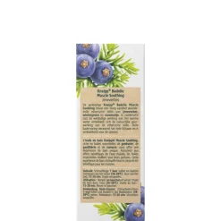 Kneipp Badolie Muscle Soothing JeneverbesDe weldadige ® Badolie Muscle Soothing bevat een hoog aandeel waardevolle etherische oliën van jeneverbes, wintergroen en rozemarijn. In combinatie met de weldadige werking van het warme water ontwikkelt zich de natuurlijke geurwerking van de etherische oliën. Deze badervaring verwarmt het hele lichaam en is verkwikkend voor de spieren.Dermatologisch getestNiet parfumvrijPH NeutraalProefdiervrijVeganGeschikt voor alle huidtypen Gevarenaanduidingen Ontvlambaar Milieugevaarlijk Zeer licht ontvlambaar gas. Zeer licht ontvlambare aerosol. Zeer licht ontvlambare vloeistof en damp. Licht ontvlambare vloeistof en damp. Ontvlambare vaste stof. Ontvlambare aerosol. Ontvlambare vloeistof en damp. Zeer giftig voor in het water levende organismen. Zeer giftig voor in het water levende organismen, met langdurige gevolgen. Giftig voor in het water levende organismen, met langdurige gevolgen. Aanvullende informatie Hoe te gebruiken?Schroefdopje 1 keer vullen en badolie toevoegen aan het water (36-38ºC). Duur van het bad: 15-20 min. Dopje omspoelen.Cosmeticaproduct. Niet voor inwendig gebruik. Buiten het bereik van kinderen houden. Waarschuwing: Om verkleuringen te voorkomen, de badolie toevoegen aan het stromende water. Onverdund product bij direct contact met voorwerpen of de huid gelijk afspoelen met water. Badkuip na het baden naspoelen.Ingrediënten:Polysorbate 20, Pinus Pinaster Oil, Aqua (Water), Parfum (Fragrance), Eucalyptus Globulus Leaf Oil, Gaultheria Procumbens (Wintergreen) Leaf Oil, Limonene, Juniperus Communis Fruit Oil, Rosmarinus Officinalis (Rosemary) Leaf Oil, Rosmarinus Officinalis (Rosemary) Leaf Extract, Helianthus Annuus (Sunflower) Seed Oil, Linalool, Geraniol, Glycine Soja (Soybean) Oil, Tocopherol, CI 47005 Ingrediënten Polysorbate 20, Aqua (Water), Glycerin, Eucalyptus Globulus Leaf Oil, Parfum (Fragrance), Limonene, Juniperus Communis Fruit Oil, Juniperus Phoenicea Wood Oil Rectified, Rosmarinus Officinalis (Rosemary) Leaf Oil, Linalool, Geraniol, Sodium Levulinate, Sodium Anisate, CitricAcid, Glycine Soja (Soybean) Oil, Tocopherol, CI 47005. Fabrikant informatie Merk: Ean: 4008233165080 Artikel: 1049-664 Fabrikant gegevens: Adres: Vliegend Hertlaan 49 3526 KT Utrecht Nederland Contactgegevens: Tel: 030 281 3300 Email: [email protected] Website: https://www..com Reviews Schrijf jouw review Hoe controleren en plaatsen wij reviews? Plein plaatst enkel reviews van klanten en personen die het product daadwerkelijk gebruikt hebben, ook wanneer deze negatief of neutraal is. Voordat de review geplaatst wordt controleren we handmatig of deze écht is en voldoet aan onze reviewvoorwaarden. Wanneer het product op Plein gekocht is vermelden we dat bij de review. Plein betaalt niet voor reviews, wanneer een reviewer door een andere partij is vergoed staat dit erbij vermeld. Door Elien op 1 september 2022 | Heeft dit product gekocht Deze review is geschreven bij product Badolie Soft Skin Amandelbloesem 100 ml Verrukkelijke badolie met heerlijke geur en lekkere olie geen Super lekkere badolie Oorspronkelijk geplaatst op plein.nl Door Lydia Maria op 13 mei 2020 | Heeft dit product gekocht Deze review is geschreven bij product Badolie New Energy Rozemarijn 100 ml Zalig badmoment met deze olie Lekker genieten Heerlijke geur Super zacht en voedend voor de huid Mag ietsje beterkoop daar je in verhouding meer verbruikt dan badcreme of badschuim Heerlijk relaxen en tegelijk je huid laten verwennen met deze badolie van Oorspronkelijk geplaatst op plein.nl Door Morvenna op 17 december 2014 | Heeft dit product gekocht Deze review is geschreven bij product Badolie Relaxing Lavendel 100 ml Lekkere badolie, vooral in de winter als het koud is, kan je heerlijk ontspannen. Al een paar jaar mijn favoriet. Oorspronkelijk geplaatst op plein.nl Door Els op 11 december 2014 | Heeft dit product gekocht Deze review is geschreven bij product Badolie Refreshing Eucalyptus 100 ml Heerlijk na een week drukte Frisse geur Lichaam en geest komen tot rust erg lekkere badolie. Als ik het een weekje druk gehad heb kan ik altijd heerlijk relaxen door de frisse geur. Echt een aanrader Oorspronkelijk geplaatst op plein.nl Bekijk alle reviews Badolie Muscle Soothing Jeneverbes 100 ml