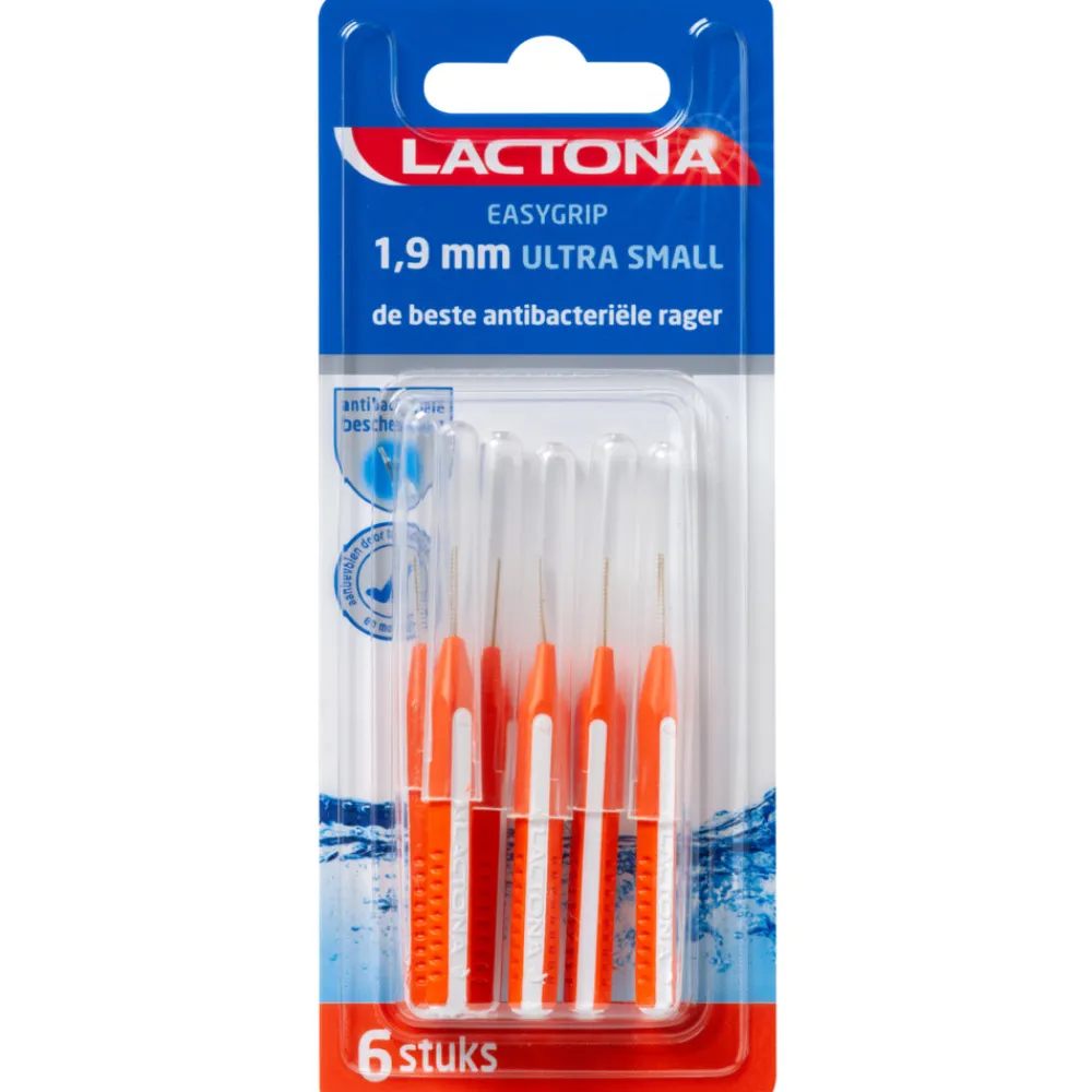 Lactona EasyGrip Ragers Extra Small Oranje 1.9 mm 6 stuks