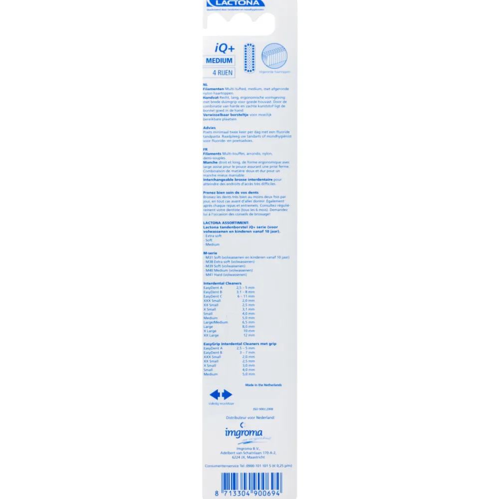 Lactona Tandenborstel IQ+ Medium