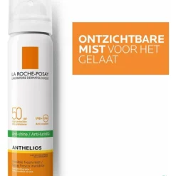 La Roche Posay Anthelios Zonnebrand Mist Gezicht SPF 50 75 ml