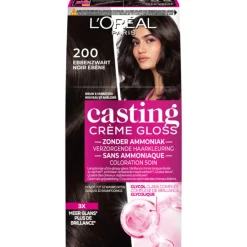 LOréal L'Oréal Casting Crème Gloss Semi-Permanente Haarkleuring 200 Zeer Donkerbruin