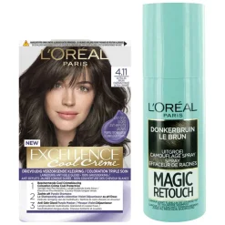 LOréal L'Oréal Cool Cream - Bruin + Uitgroeispray Pakket