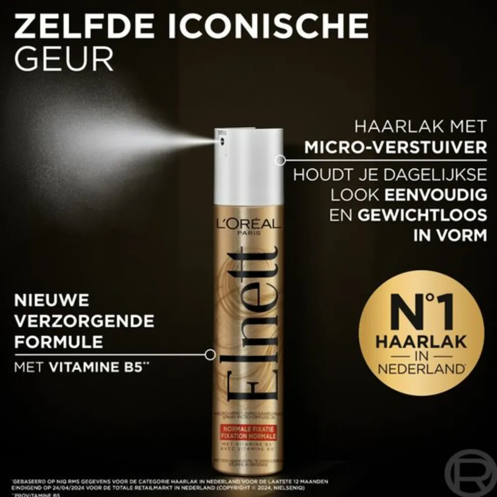 LOréal L'Oréal Elnett Satin Haarspray Normale Fixatie 200 ml