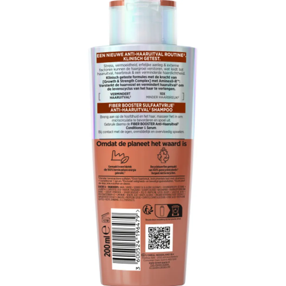 LOréal L'Oréal Elvive Fiber Booster Anti-Haaruitval Shampoo 200 ml