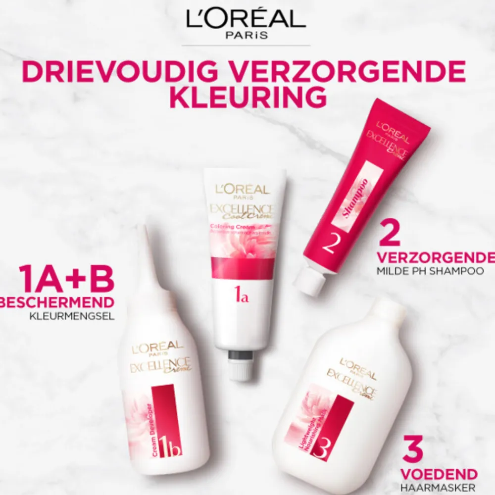 LOréal L'Oréal Excellence Crème Permanente Crèmekleuring 5 Lichtbruin