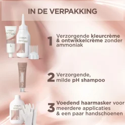 LOréal L'Oréal Excellence Crème Universal Nudes Permanente Haarkleuring 7U Universeel Middenblond