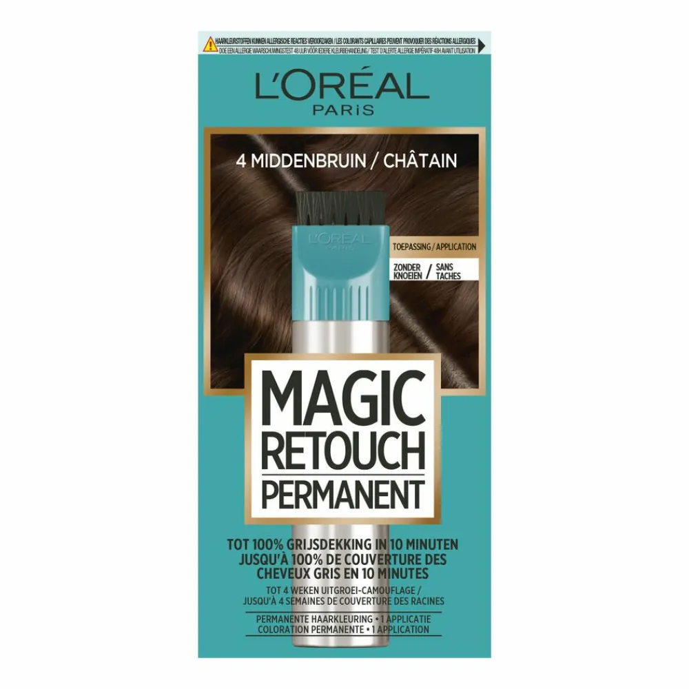 LOréal L'Oréal Magic Retouch Permanent 4 Middenbruin 95 gr