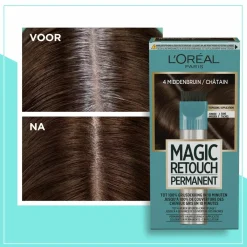 LOréal L'Oréal Magic Retouch Permanent 4 Middenbruin 95 gr
