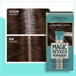 LOréal L'Oréal Magic Retouch Permanent 4 Middenbruin 95 gr