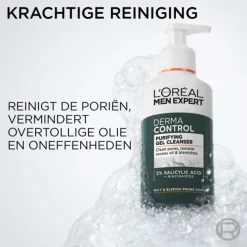 LOréal L'Oréal Men Expert Derma Control Reinigingsgel 260 ml