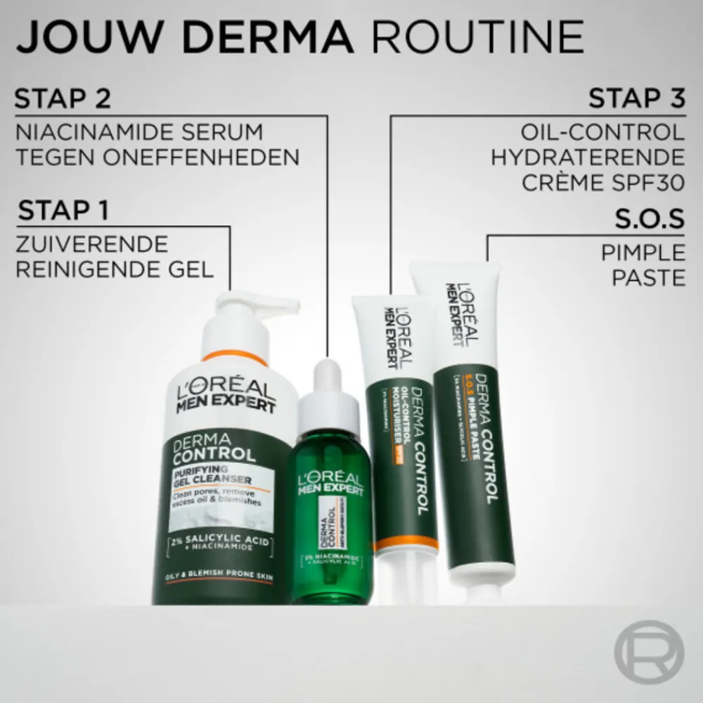 LOréal L'Oréal Men Expert Derma Control Reinigingsgel 260 ml