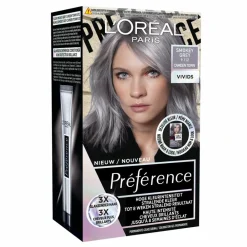 LOréal L'Oréal Preference Vivids Permanente Haarkleuring 9.112 Smokey Grey