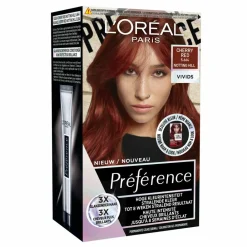 LOréal L'Oréal Preference Vivids Permanente Haarkleuring 5.664 Cherry Red