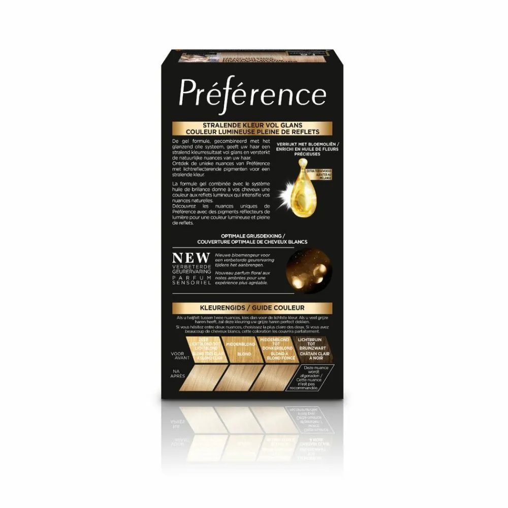 LOréal L'Oréal Préférence Cool Blondes Permanente Haarkleuring 8.1 Licht Asblond