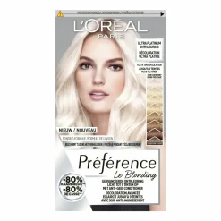 LOréal L'Oréal Préférence Le Blonding Ontkleuring Ultra Platinum - Platinum Blond