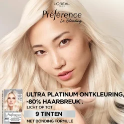 LOréal L'Oréal Préférence Le Blonding Ontkleuring Ultra Platinum - Platinum Blond