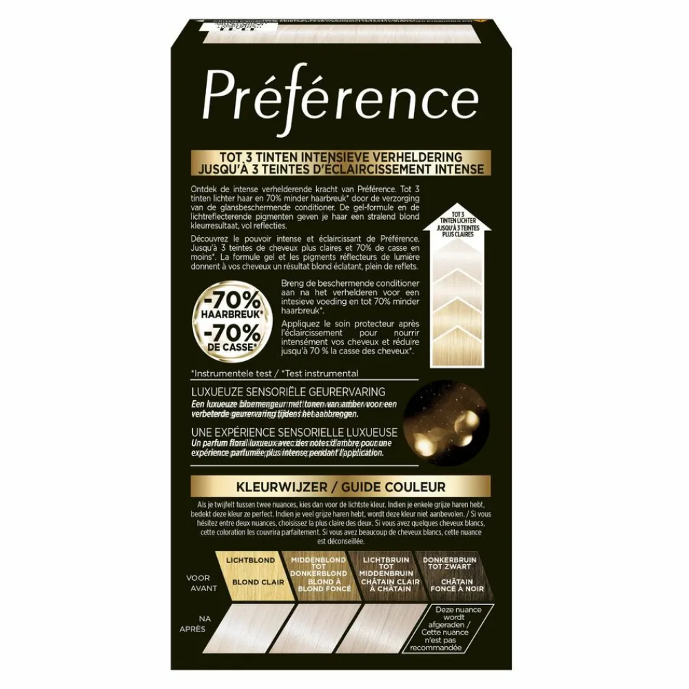 LOréal L'Oréal Préférence Le Blonding Permanente Haarkleuring 11.11 Helsinki - Ultra Licht Asblond