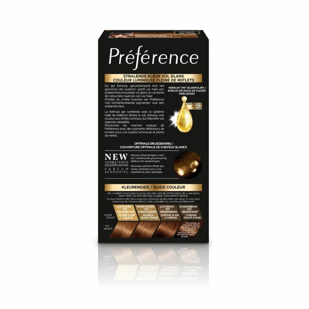 LOréal L'Oréal Préférence Permanente Haarkleuring 6.35 Donker Goud Mahonieblond